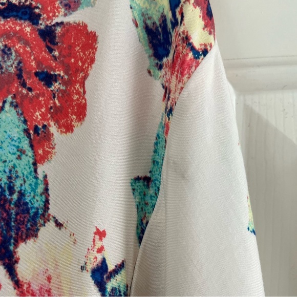 Flying TOMATO Floral Kimono Sleeve Kaftan Dress Size M/L - Picture 13 of 14